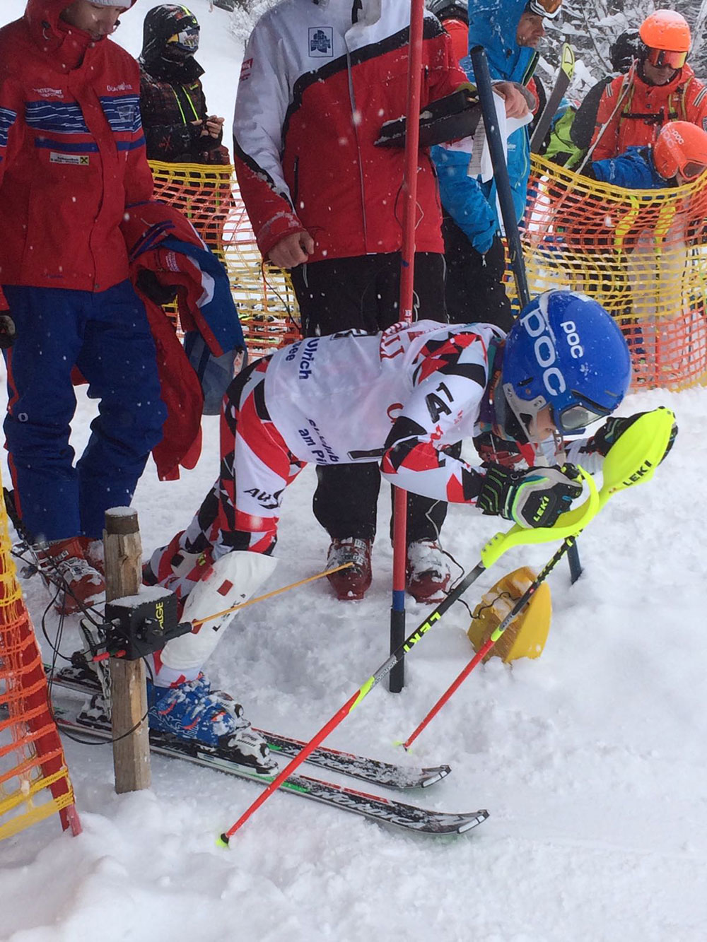 Steiger Lorenz - Start Skirennen