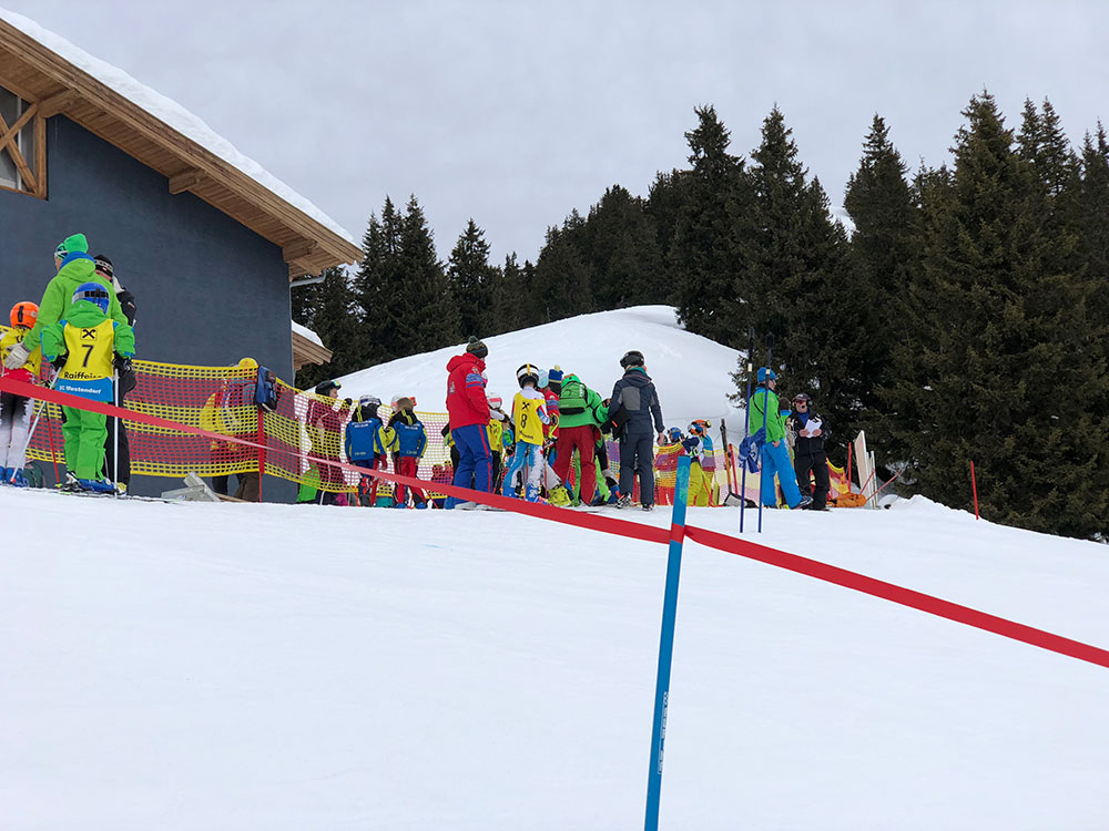 Kinder Bezirkscup Skicross Westendorf 2018 - Start