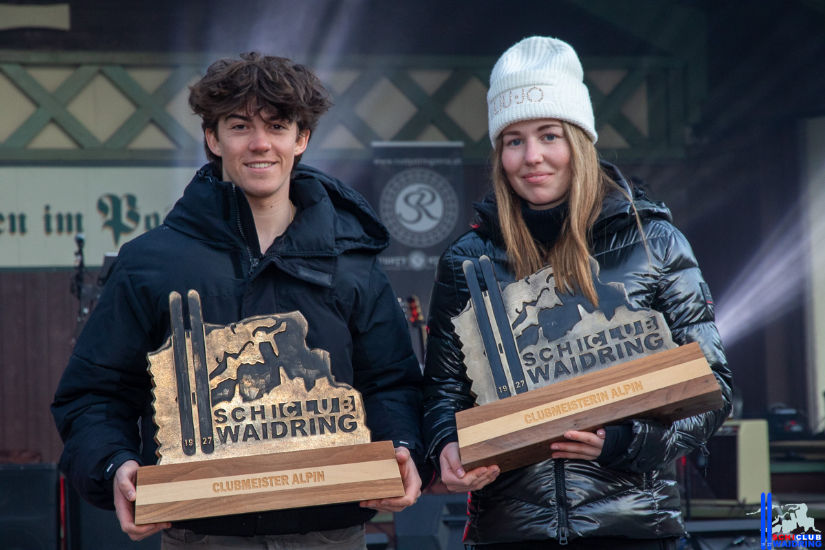 Die neuen Clubmeister Alpin 2025 stehen fest - Victoria Pühringer & Luca Foidl konnten die schnellsten Zeiten fahren. Wir gratulieren herzlichst!